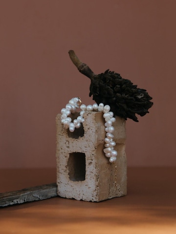 Braccialetto 'Rita' di LA MAISON GISEL B. in bianco