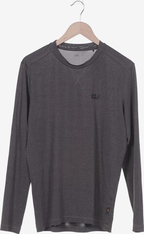 JACK WOLFSKIN Langarmshirt L in Grau: predná strana