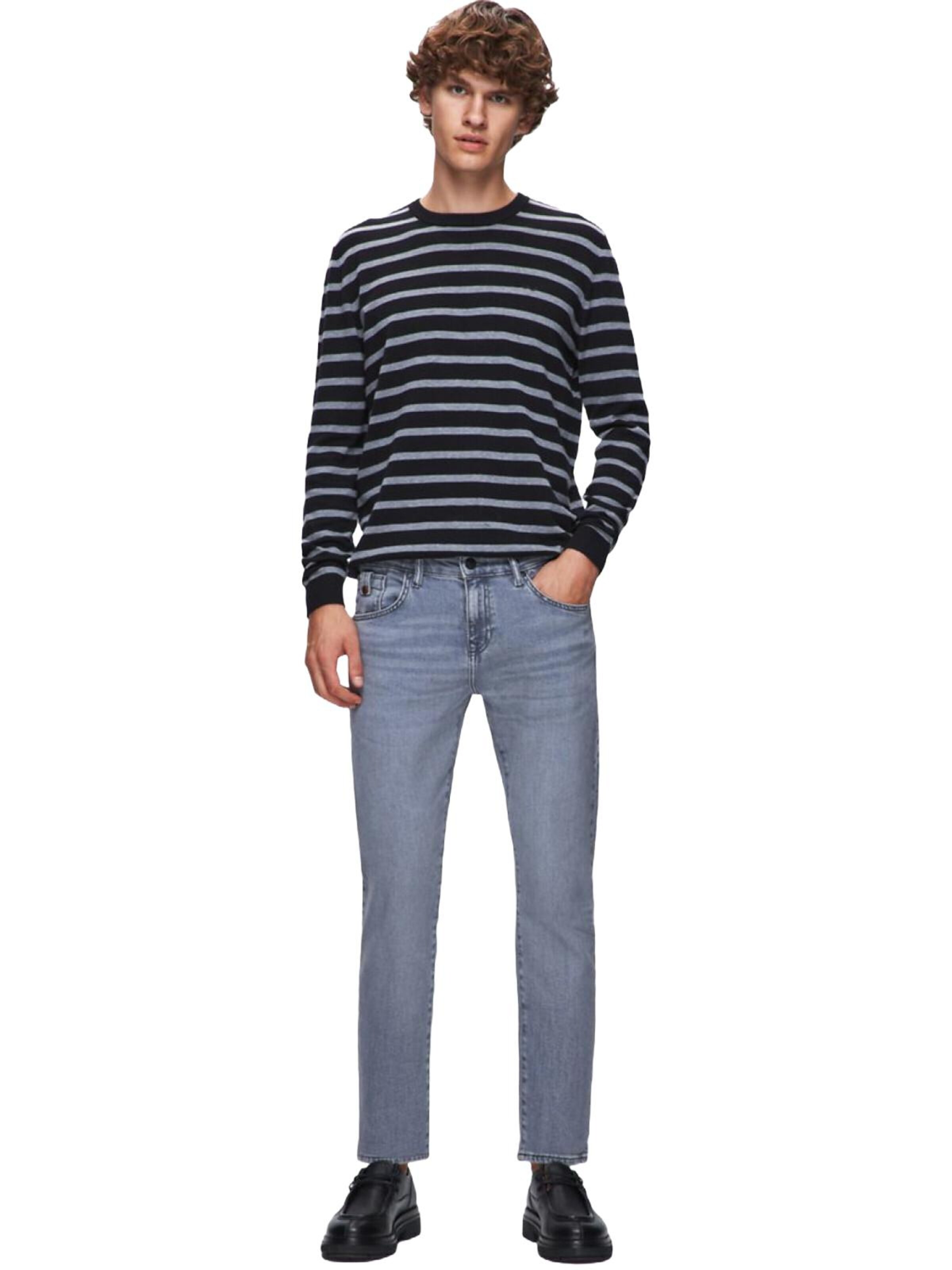 LTB Jeans - Slimfit Vaquero 'LTB Jeans Herren Joshua Skinny Leg Low Waist Jeanshose' en gris