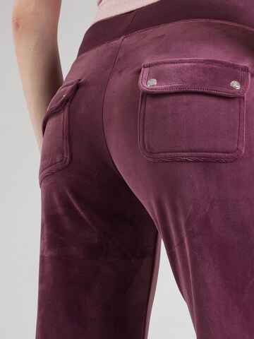 Flared Pantaloni 'LAYLA' di Juicy Couture in rosso