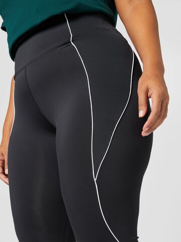 Reebok Skinny Sportbroek in Zwart