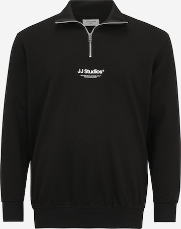 JACK & JONES Свитшот 'JJESoho' в Черный: спереди