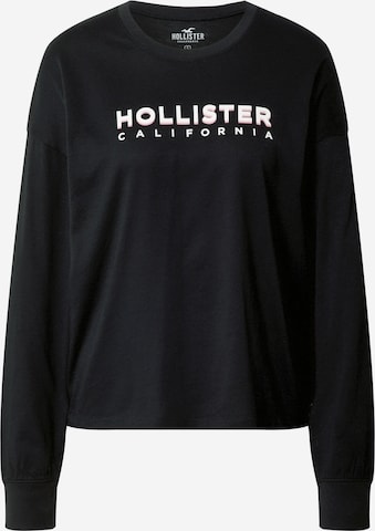 T-shirt HOLLISTER en noir : devant