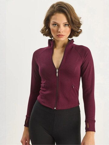 Giacca di felpa di Bianco Lucci in lilla