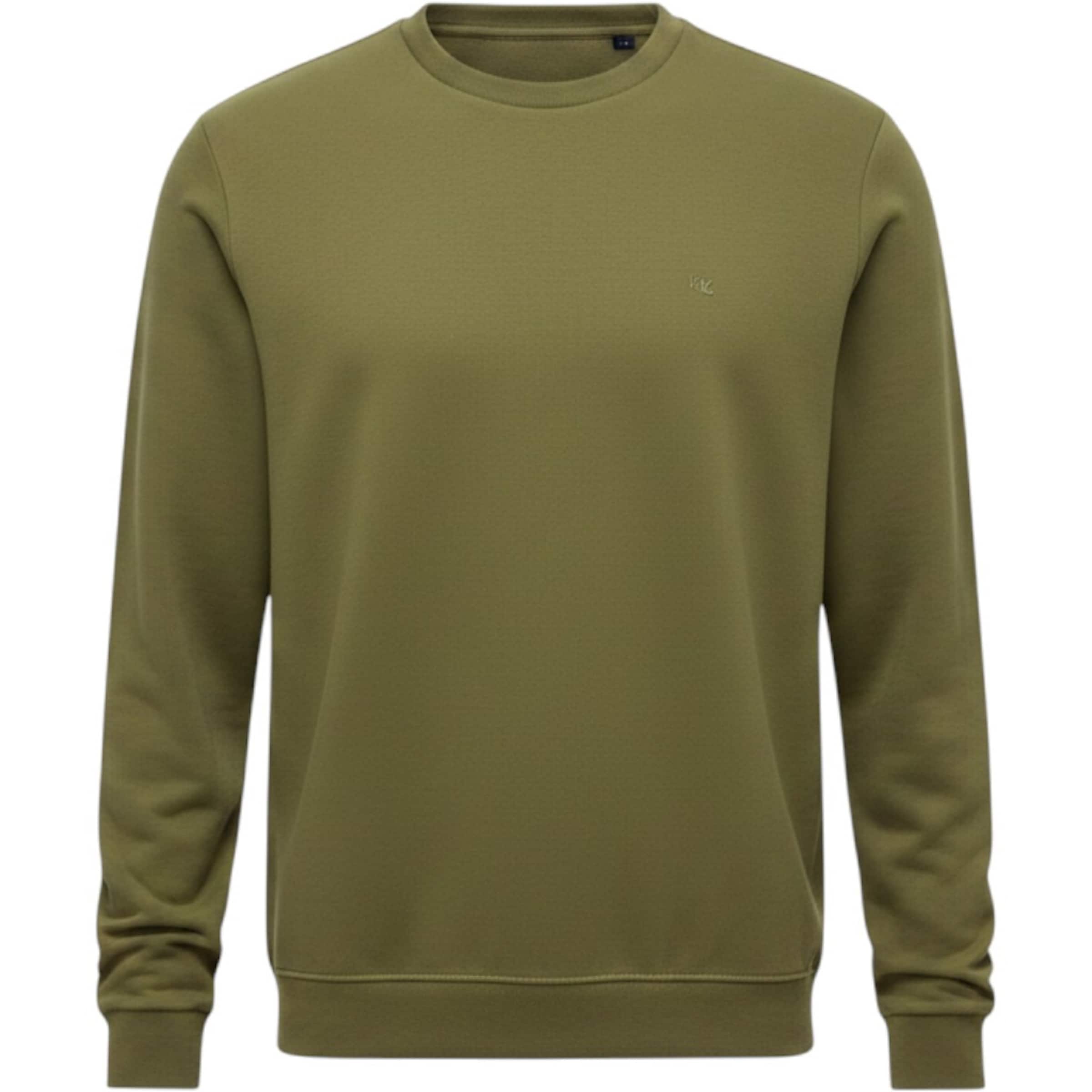 KİP Sweatshirt in L in de kleur Olijfgroen, Productweergave