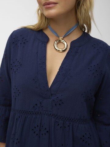 VERO MODA Blousejurk 'DICTHE' in Blauw