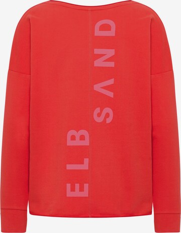 Sweat-shirt 'Riane' Elbsand en rouge