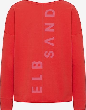 Elbsand Sweatshirt 'Riane' in Rot