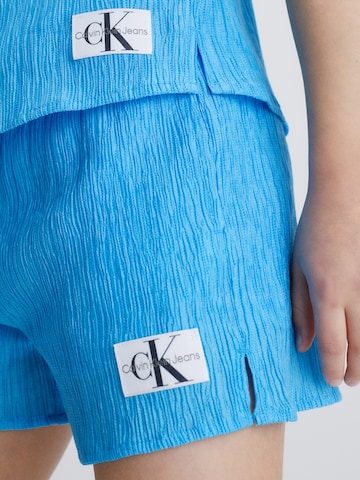 Calvin Klein Jeans Szabványos Nadrág - kék