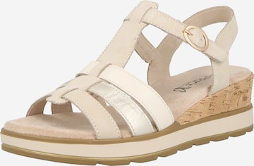 Sandalo di CAPRICE in beige: frontale