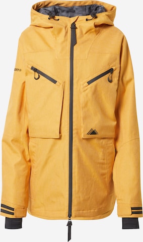Superdry Snow Outdoor Jacket 'Freeride' in Yellow: front