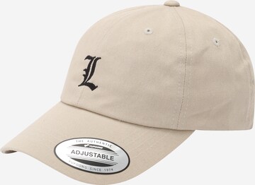 Cappello da baseball 'Coffee Power' di Urban Classics in grigio: frontale