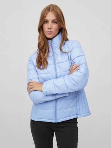 VILA High Neck Steppjacke in Blau: predná strana