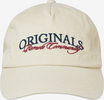 Casquette 'JACFRAME' JACK & JONES en beige : devant