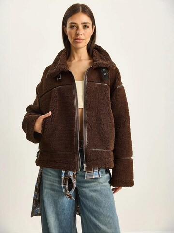 Giacca di mezza stagione di Bianco Lucci in marrone: frontale