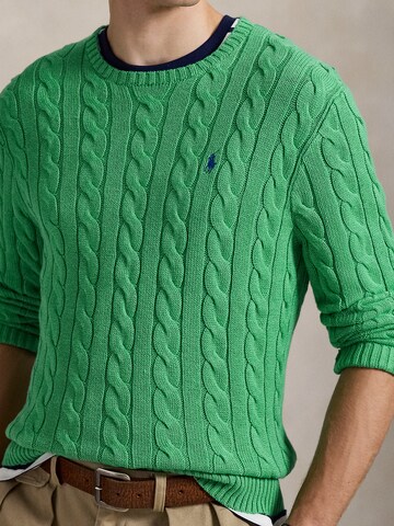 Polo Ralph Lauren Regular fit Пуловер 'DRIVER' в зелено