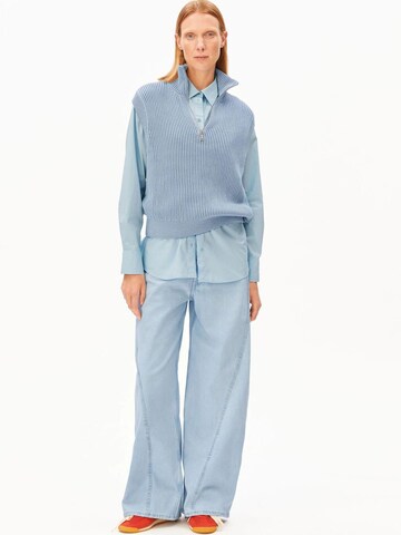 ARMEDANGELS Knitted Vest 'VANISÉ' in Blue