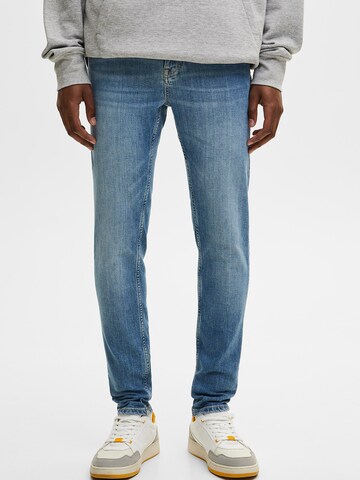 Pull&Bear Regular Jeans in Blau