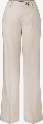 MORE & MORE Wide leg Pleated Pants in Beige: front