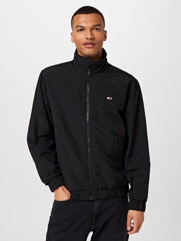 Tommy Jeans Between-season jacket in Black: front