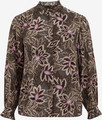 WE Fashion Blouse in Green: front