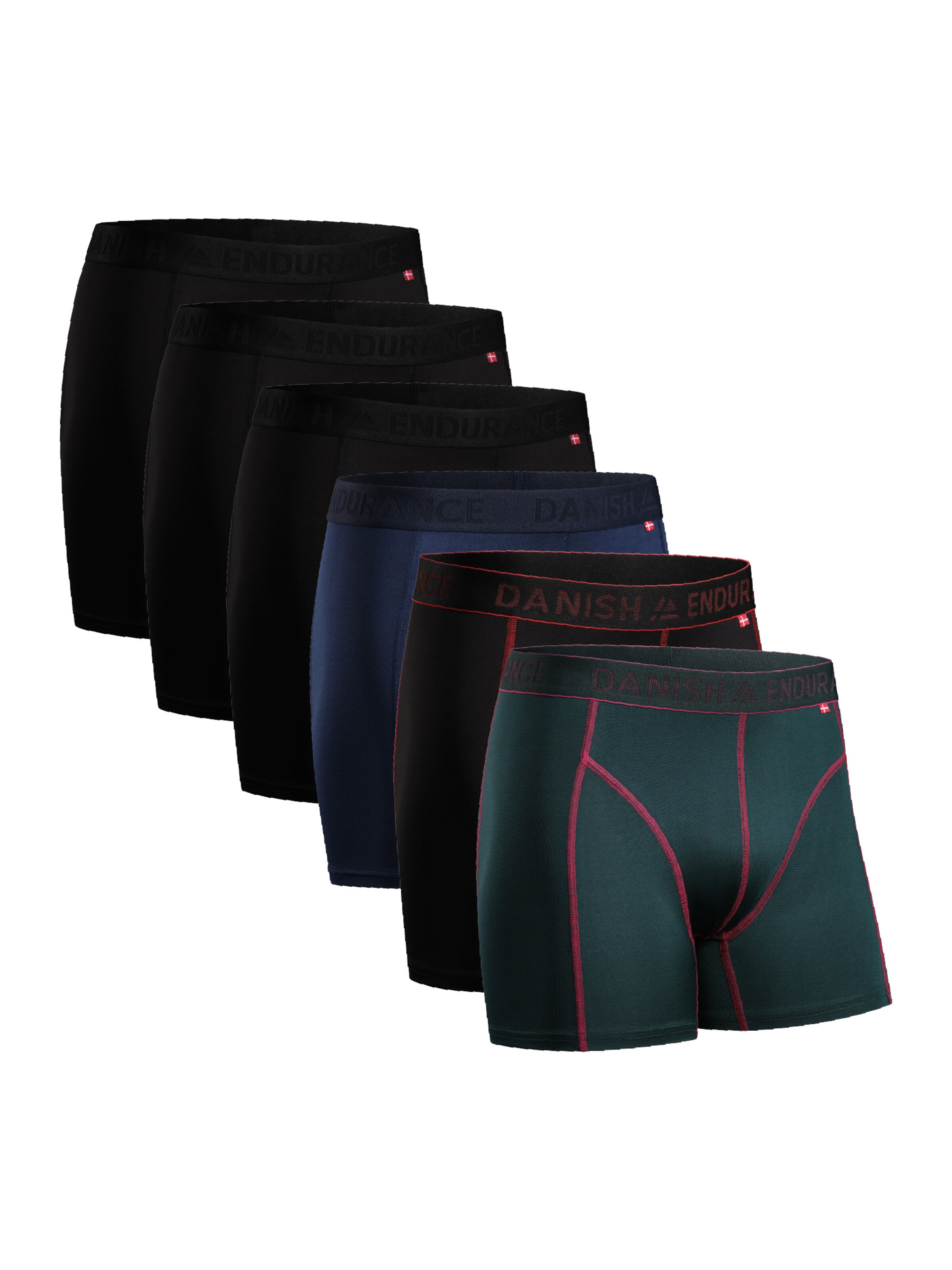 DANISH ENDURANCE Boksershorts 'Sports Trunks' i blandingsfarvet: forside