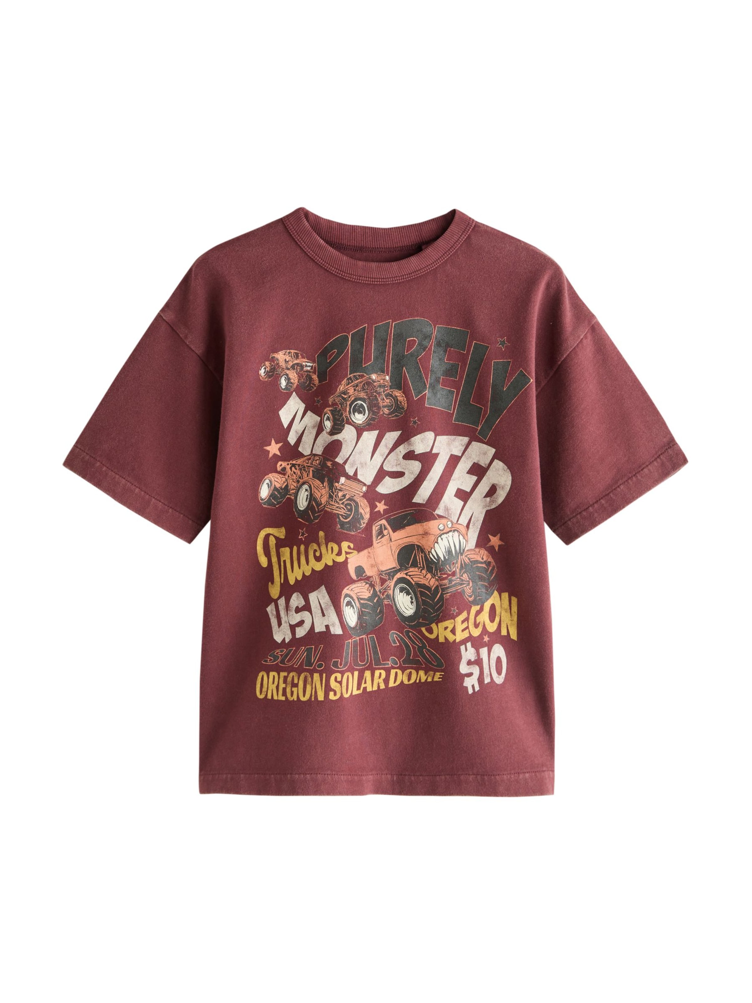 Next T-Shirt in Lila: Vorderseite