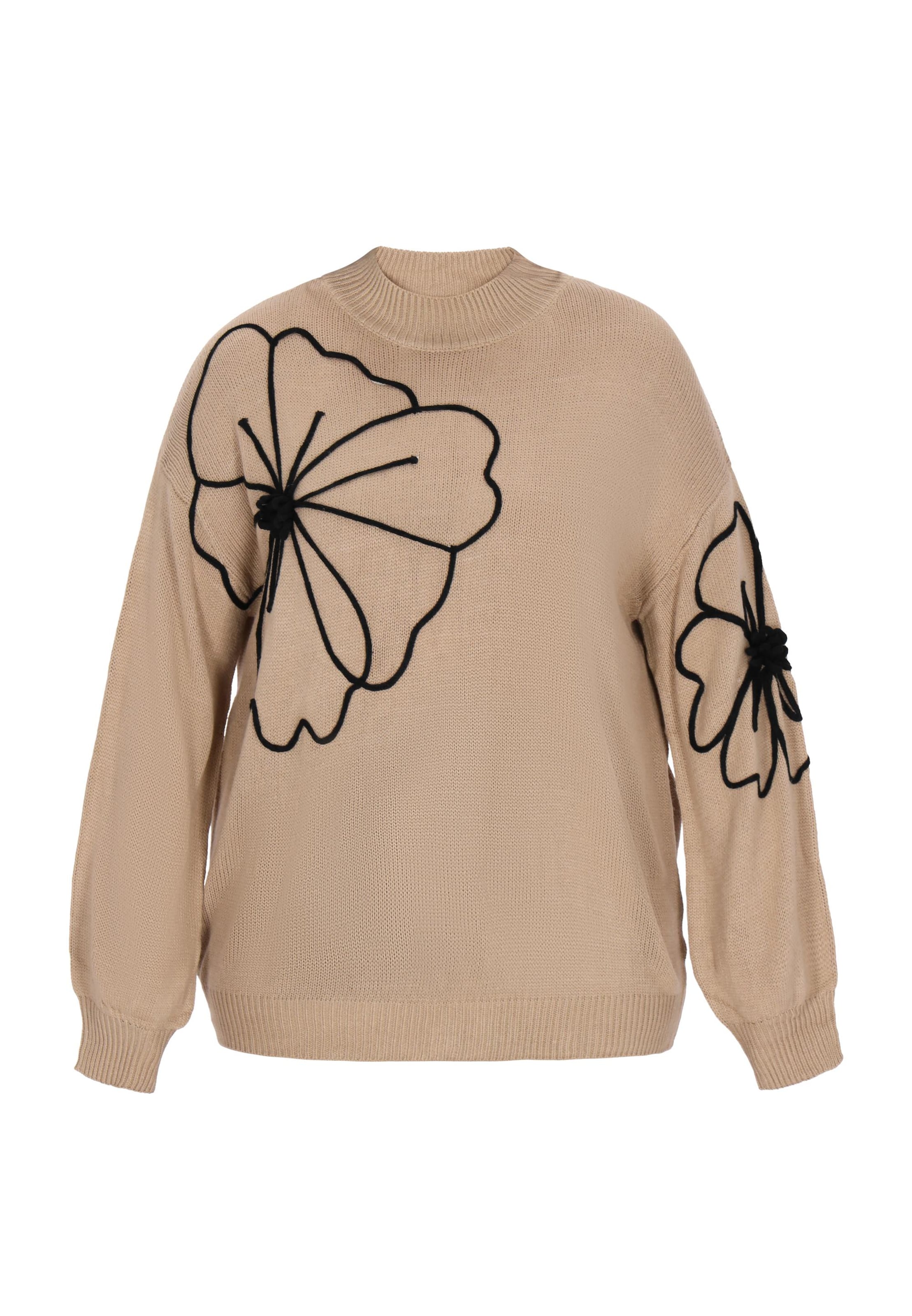 joella Sweater in Brown: front