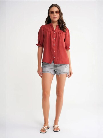 MixRay Blouse in Red