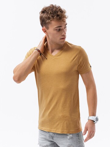 Ombre Shirt 'Z29' in Geel: voorkant