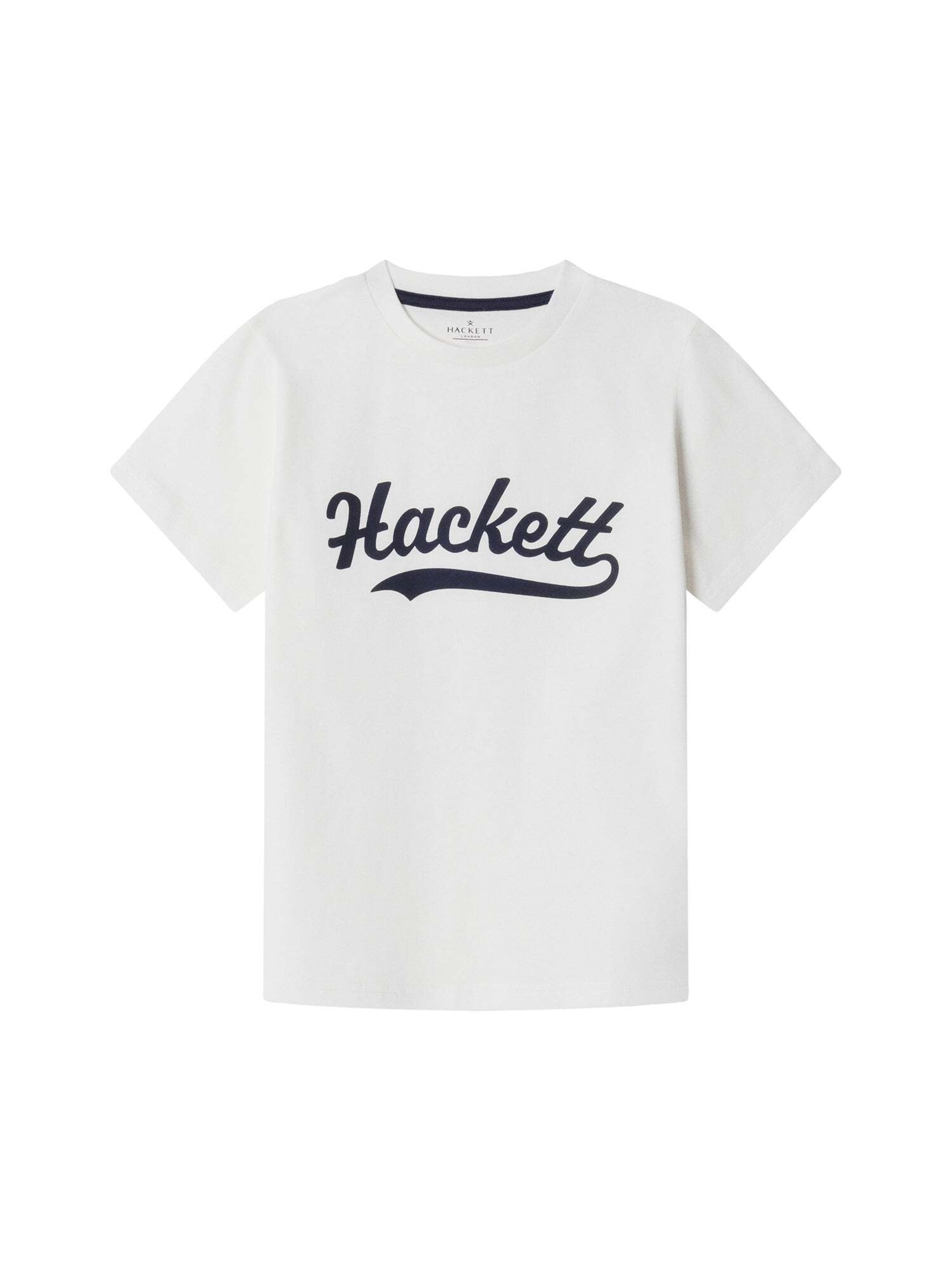 T-Shirt Hackett London en blanc : devant