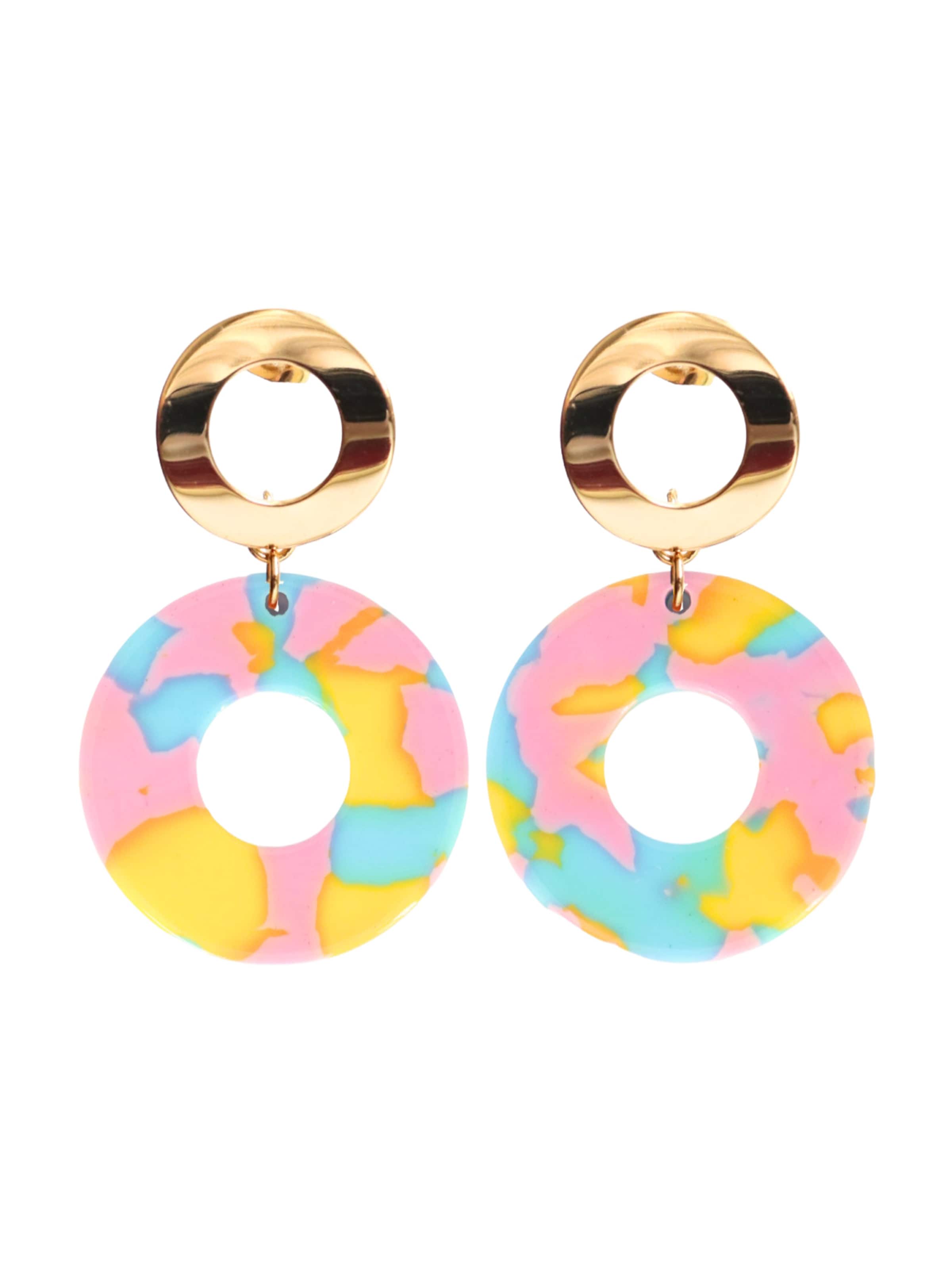 Fräulein Wunder Øreringe 'Adua' i pink: forside