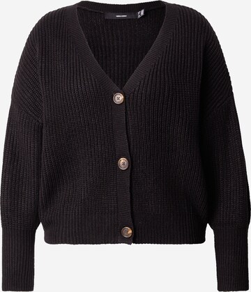 Vero Moda Curve Kofta 'Lea' i svart: framsida