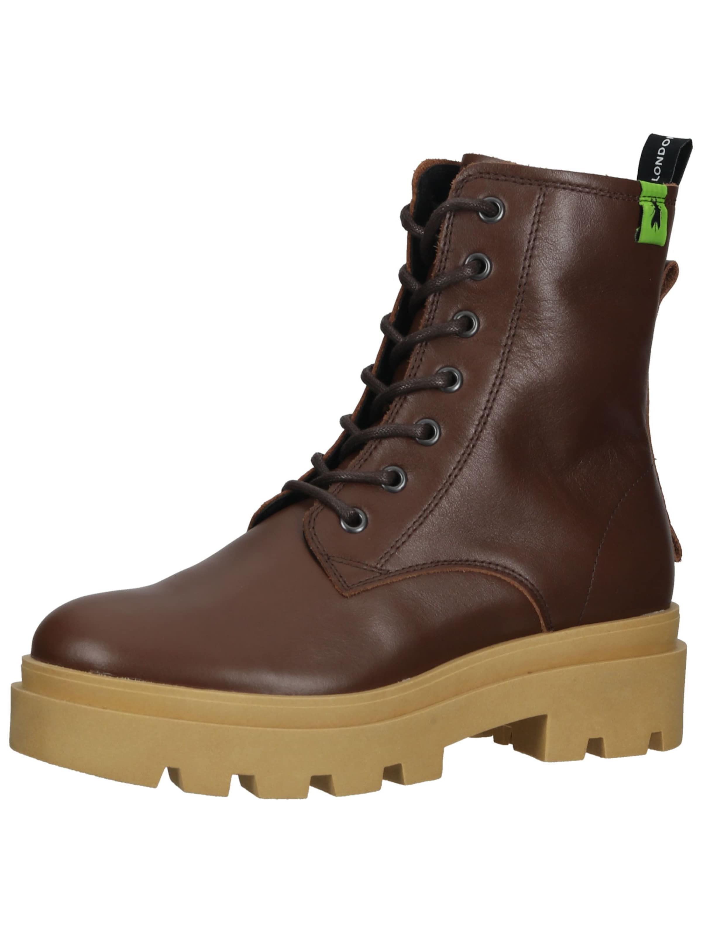 FLY LONDON Stiefelette in Braun: Vorderseite