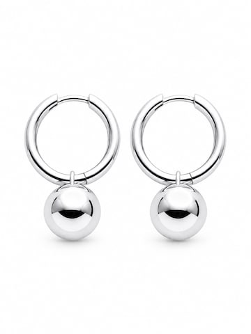 REYTEL Ohrringe 'BUBBLE'‌‌‌‌‌‌‌ in Silber: Vorderseite