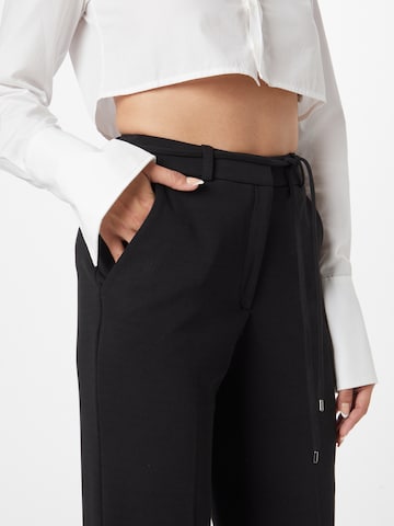 Wide Leg Pantalon s.Oliver BLACK LABEL en noir