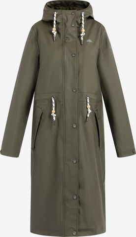 Manteau fonctionnel Schmuddelwedda en vert : devant