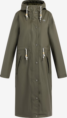 Schmuddelwedda Raincoat in Green: front