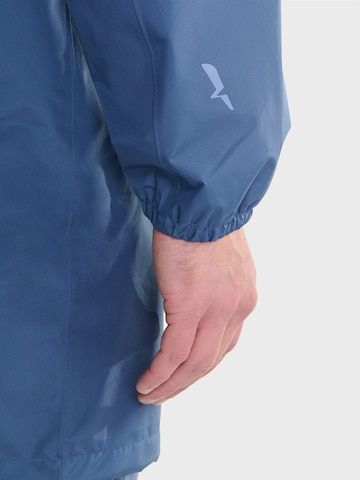 AIGLE Functionele jas 'Rainpack 90' in Blauw: zijkant