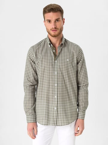 Dandalo Regular fit Button Up Shirt in Green: front