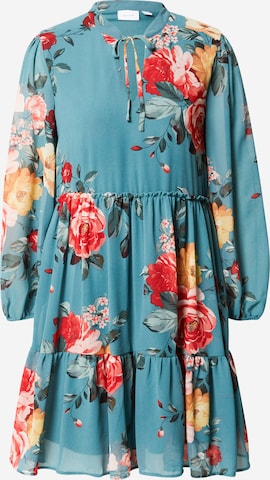 Robe-chemise 'Ura' VILA en bleu : devant