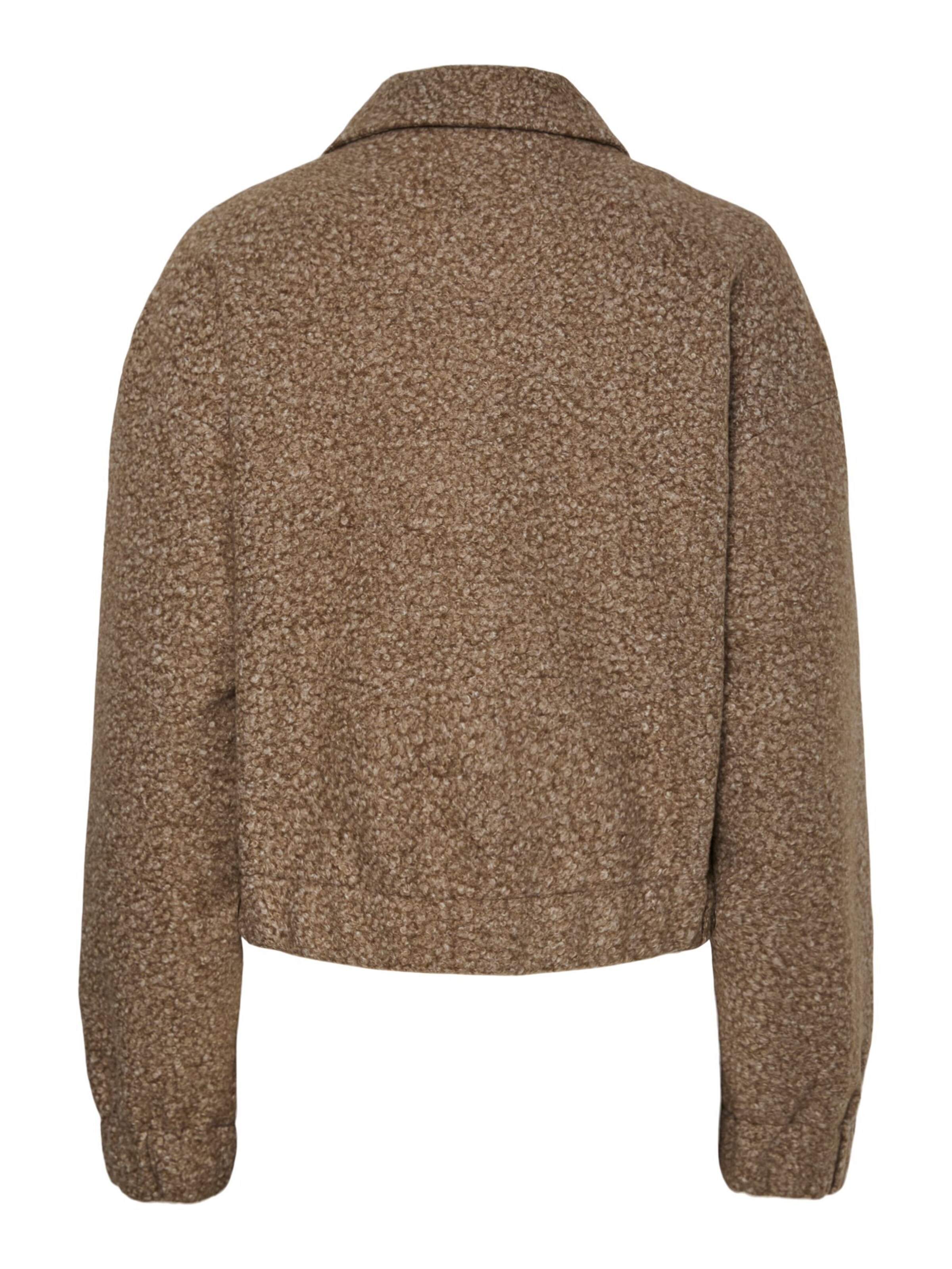 PIECES Overgangsjakke 'PCNADIA' i brun