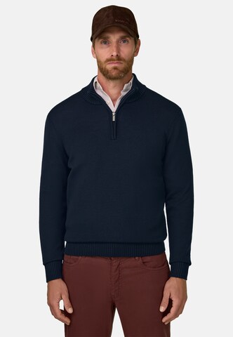 Boggi Milano Sweater in Blue: front