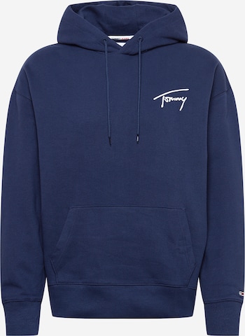 Tommy Jeans Sweatshirt in Blauw: voorkant