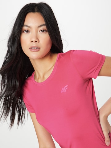 4F Sportshirt in Pink