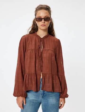 Koton Blouse in Brown: front