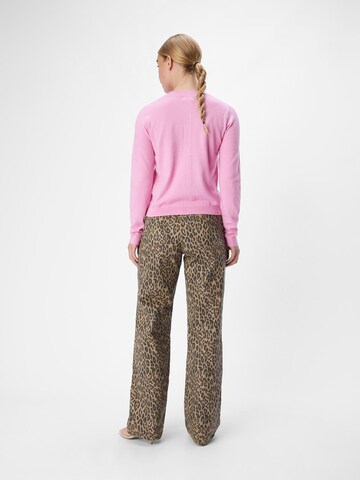 OBJECT Knit cardigan 'OBJTHESS' in Pink