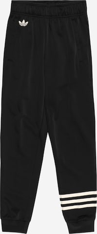 ADIDAS ORIGINALS Trousers in Black: front