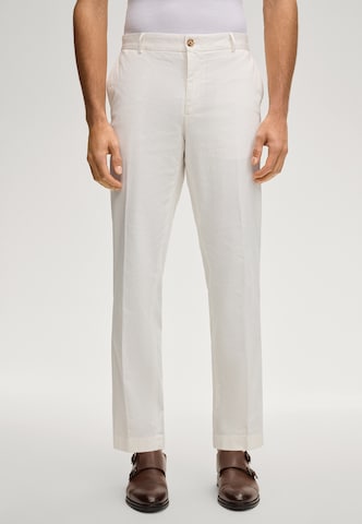 Coupe slim Pantalon chino 'Hank' JOOP! en blanc : devant