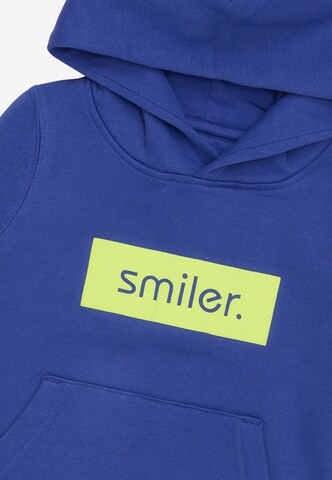 Sweat smiler. en bleu